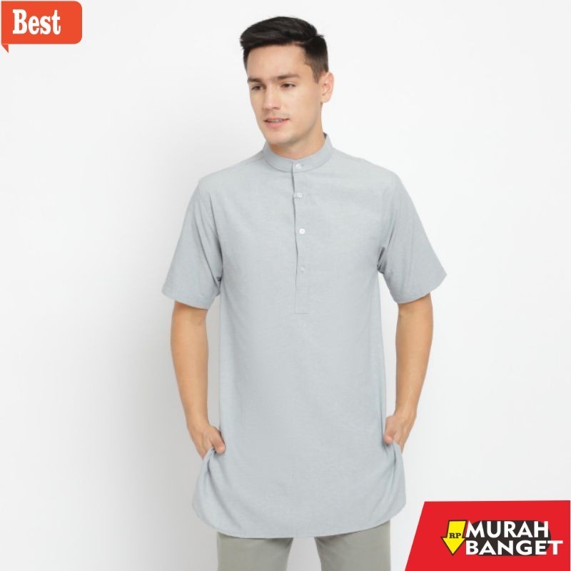 Baju muslim pria pendek- Emikoawa - Ankara Baju koko Pria lengan pendek Toraformen