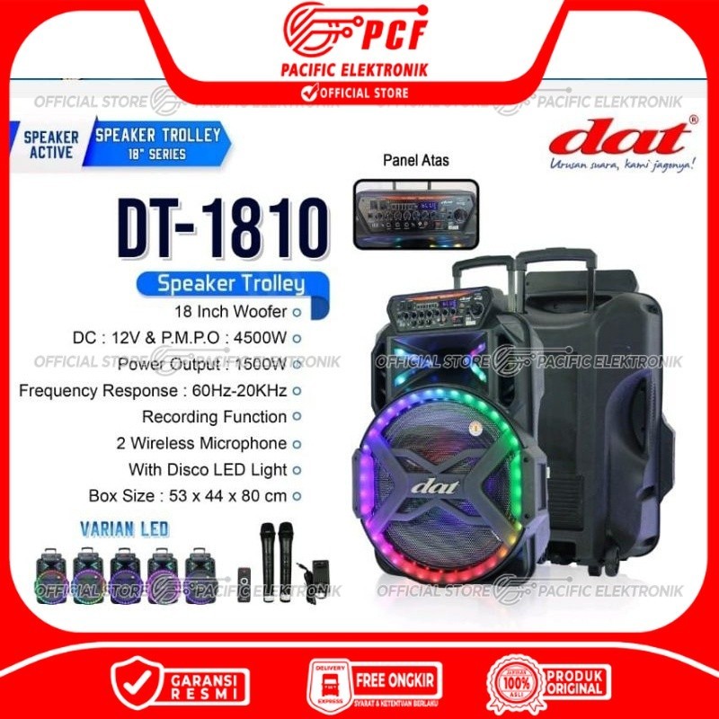 Speaker Trolley DAT 18inch DT-1810 / DAT1810 / DT1810 / 1810