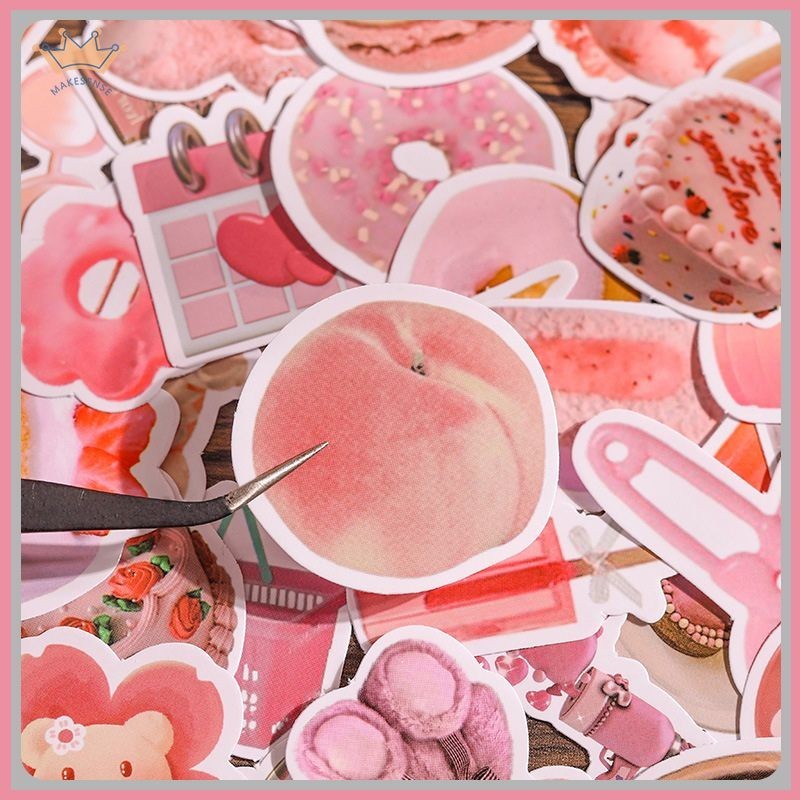 

Stiker Buku Besar Tangan Retro Stiker Ins Nostalgia Dekorasi Buku Catatan Stiker Hati Anak Perempuan MK