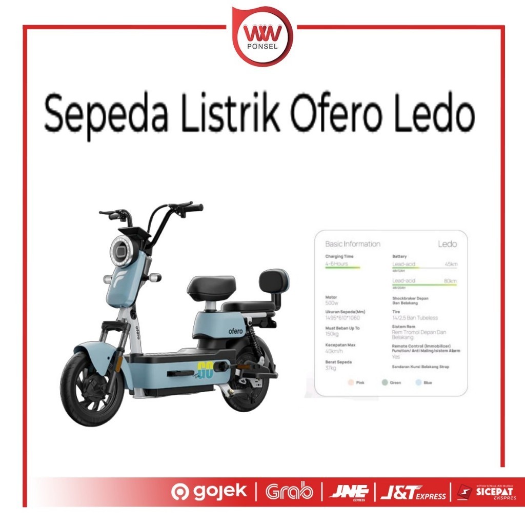 Sepeda Listrik Ofero Ledo