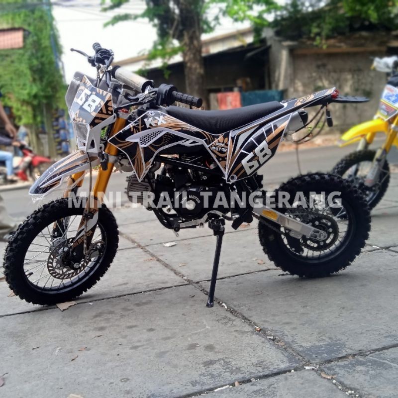 promo diskon 70% Motor Mini Medium Trail KX 110cc 4tak Manual ada Lampu