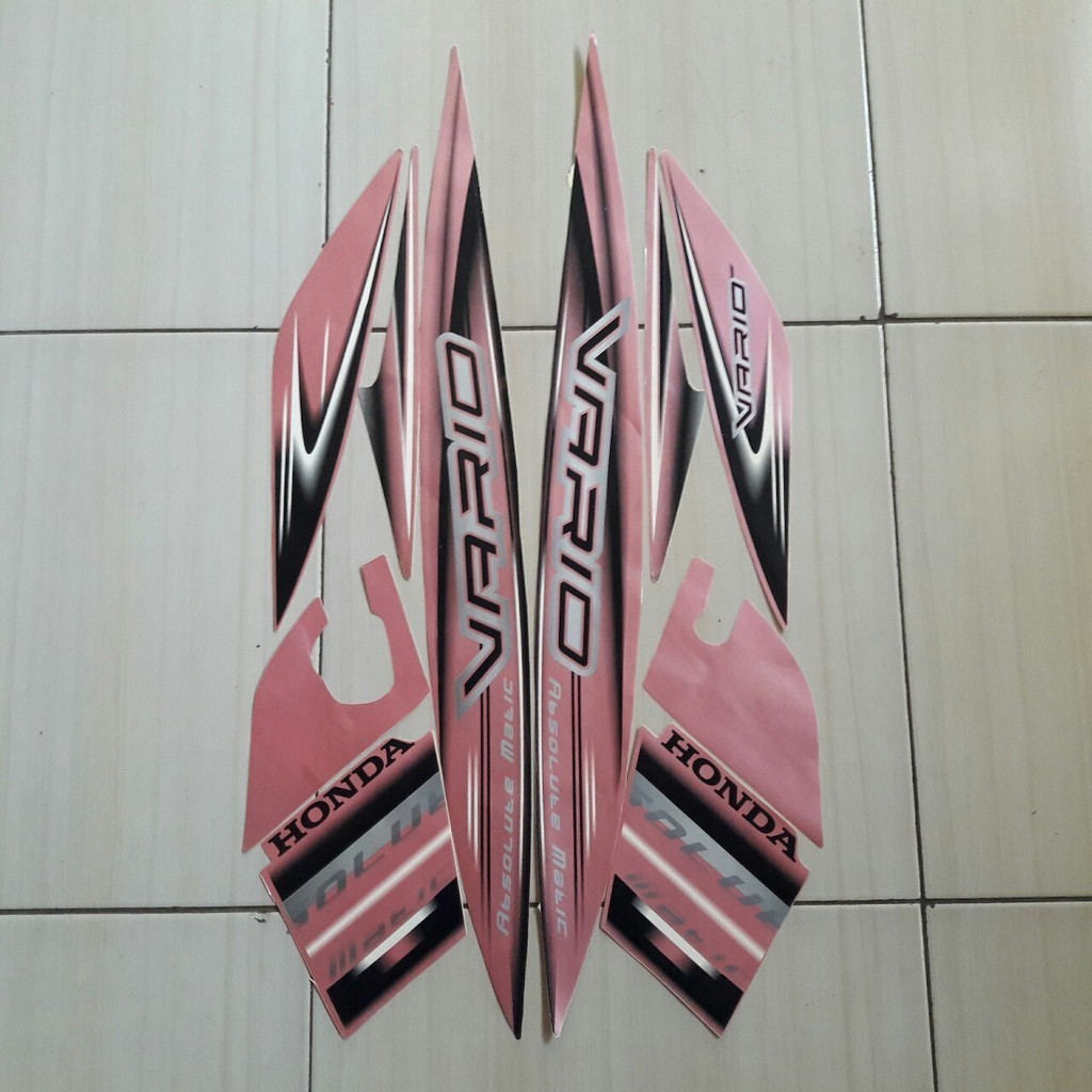 sticker striping motor Vario Cw 110 2008 Pink