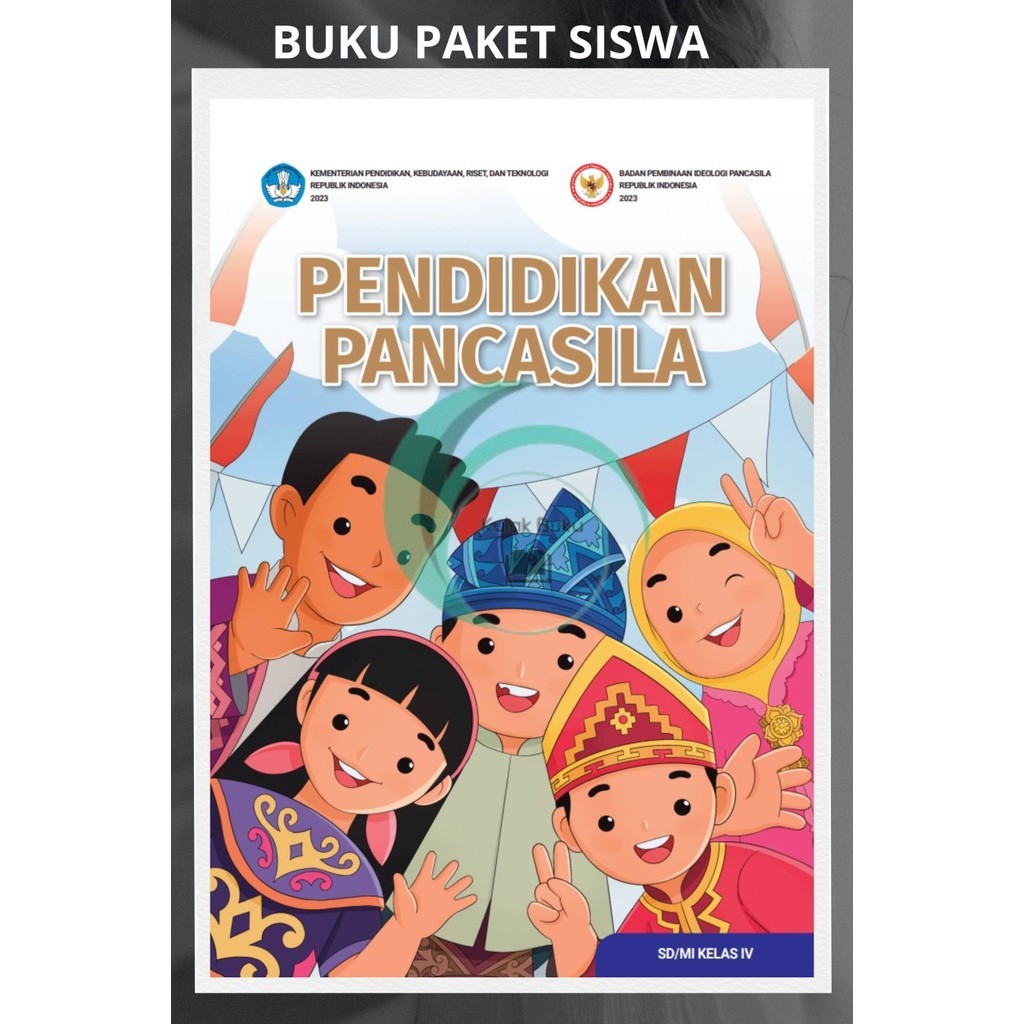 Buku Paket Siswa PPKN Kelas 4 SD Kurikulum Merdeka TERBARU