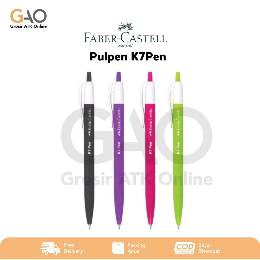 

Pulpen Faber-Castell K7 0.7 mm
