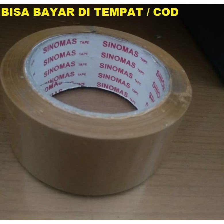 LAKBAN COKLAT - LAKBAN - LAKBAN KARDUS - SINOMAS TAPE
