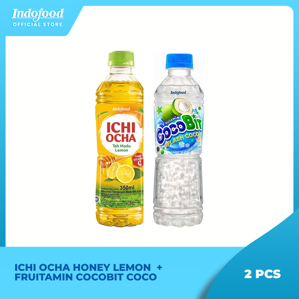 

Ichi Ocha Honey Lemon + Fruitamin Cocobit Coco