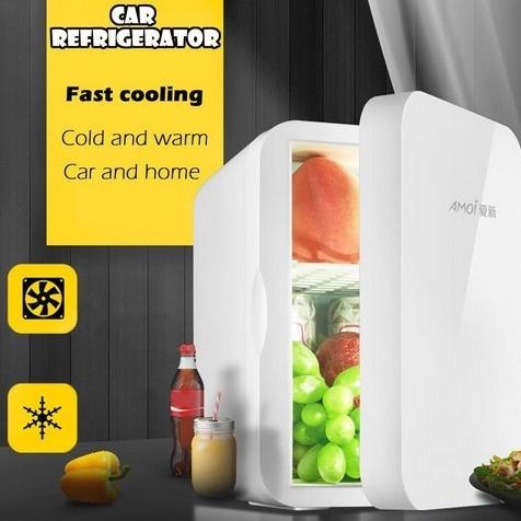 TERLENGKAP Kulkas Skincare Mini fridge / Kulkas Freezer Portable 8L