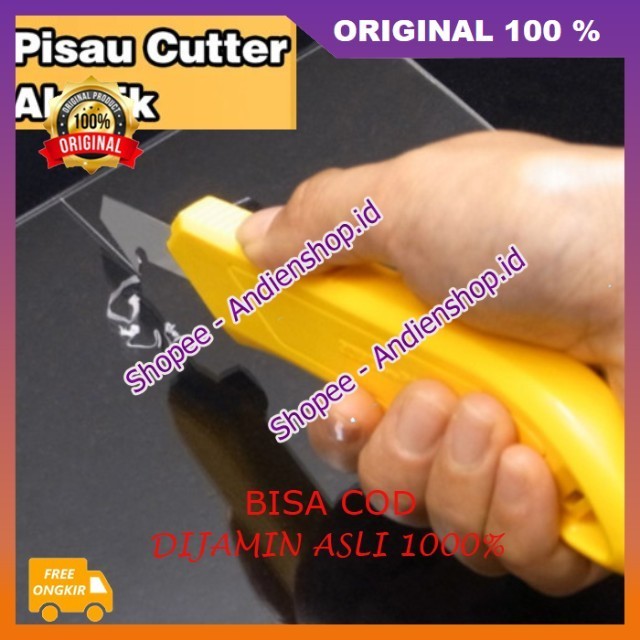 

BELI 1 GRATIS 1 Acrylic Cutter Pisau Cutter Akrilik Alat Pemotong Akrilik HPL PVC Dengan Mudah Dan Rapi 100% ASLI