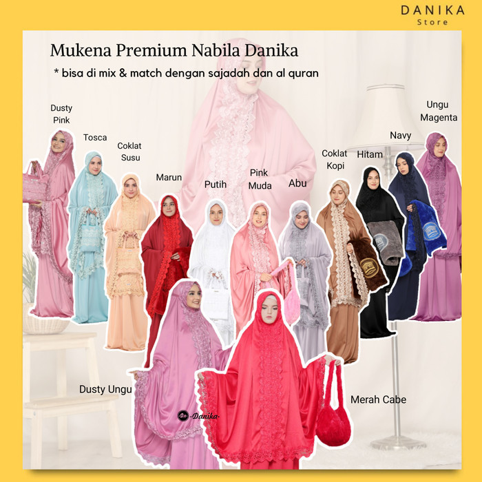 MUKENA  NABILA - free gift danika