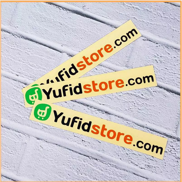 

Sticker Yufid Store Hijau Hitam Orange