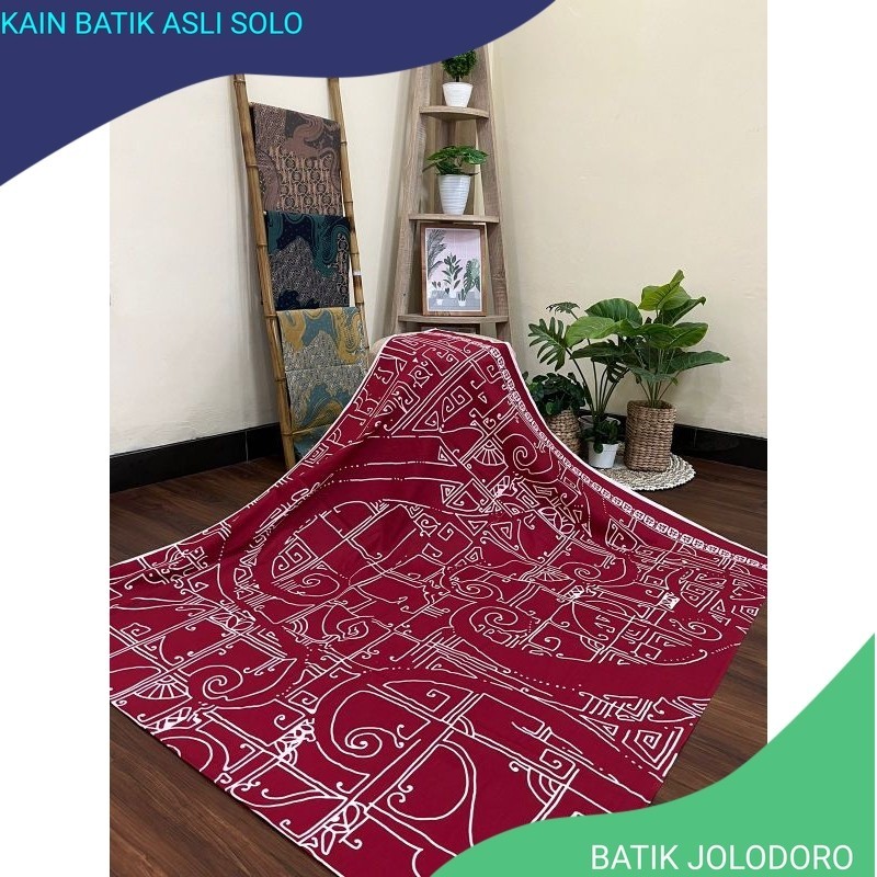 kain batik katun printing motif new abstrak