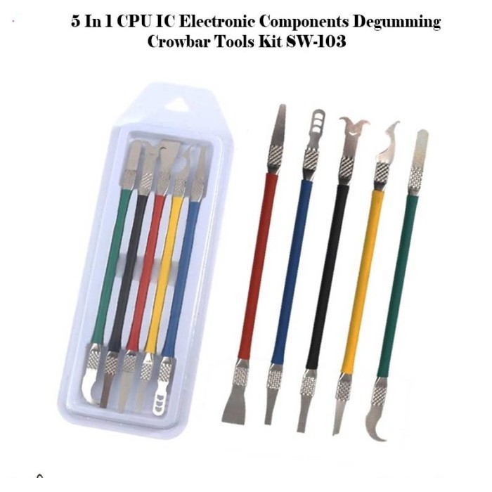 Set Pisau Congkel IC Multifungsi 5 / 8 in 1 Alat Buka Casing LCD Tool Kit Servis HP