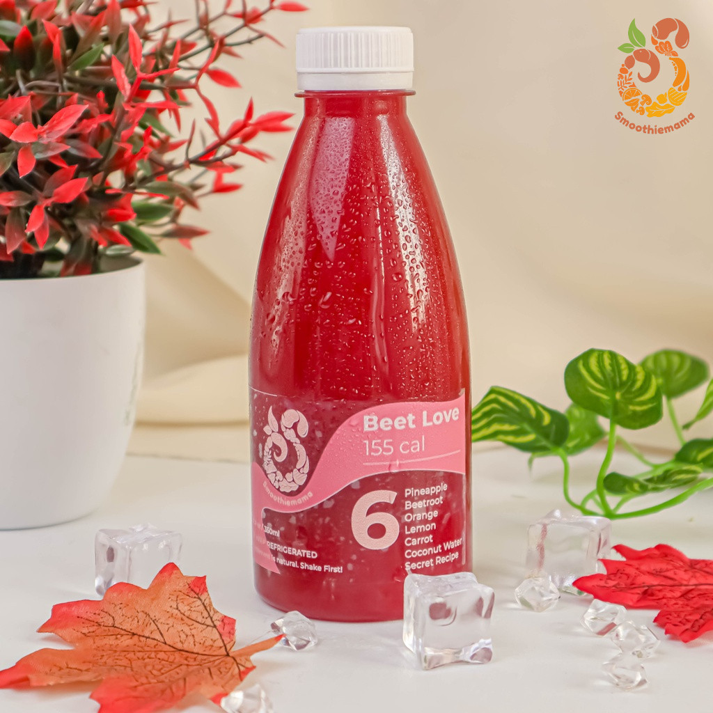 

Jus Kesehatan Juice Cold Pressed Smoothie BeetLove Smoothiemama 350ml Segar
