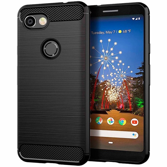 CASE GOOGLE PIXEL 3A XL SLIM ARMOR CARBON FIBER ANTI SHOCKPROOF