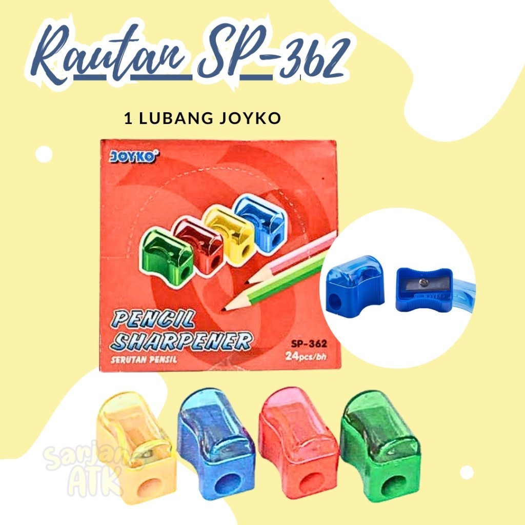 

Rautan Putar / Sleper Pensil Joyko SP-362 Pastel