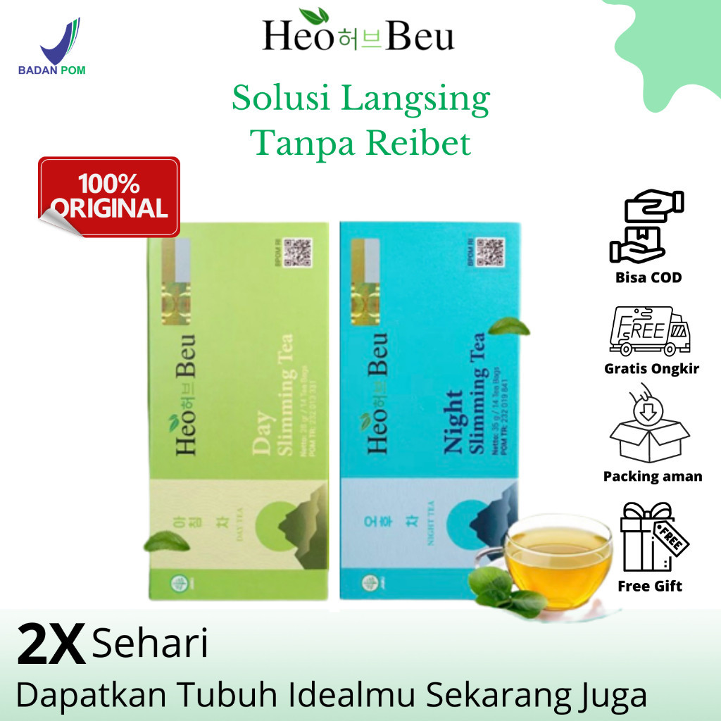 

Heo Beu Slimming Tea Teh Pelangsing Herbal Korean Original BPOM