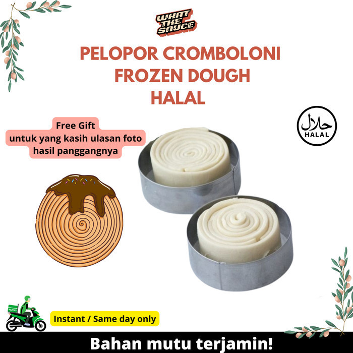 

Cromboloni Frozen Adonan Croissant Supreme Butter Halal - Grade B, besar isi 5