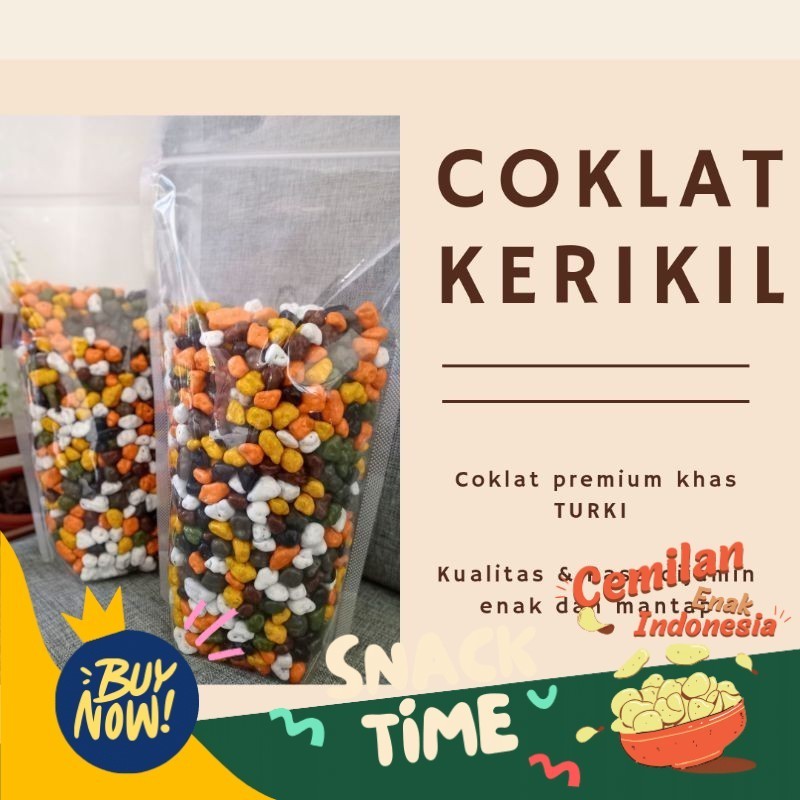 

Special Diskon Coklat kerikil 500gram|Coklat Turki|oleh oleh haji dan umroh 500GRAM