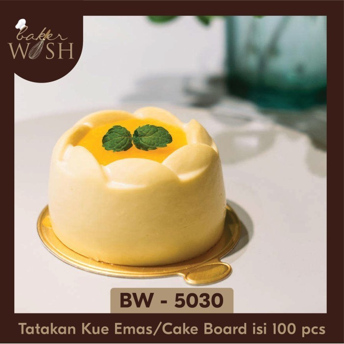 

Tatakan Kue Emas/Alas Kue/Cake Board isi 100 pcs - BW5030