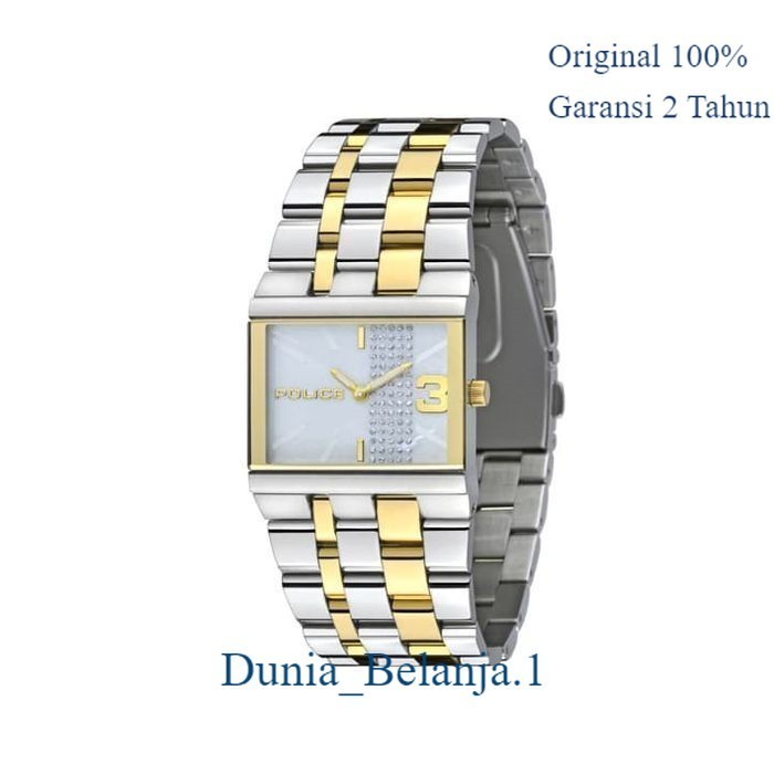 Original 100% Jam Tangan Wanita Police Pl.10501Bst/28Ma Garansi Resmi 2 Tahun