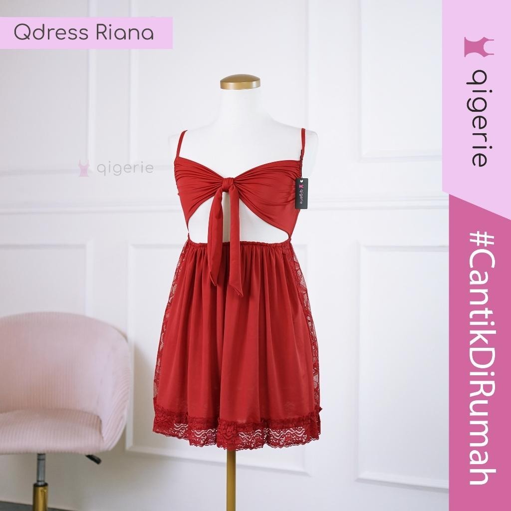 QIGERIE RIANA | Baju Dinas Malam | Sexy Daster Kekinian Qigerie