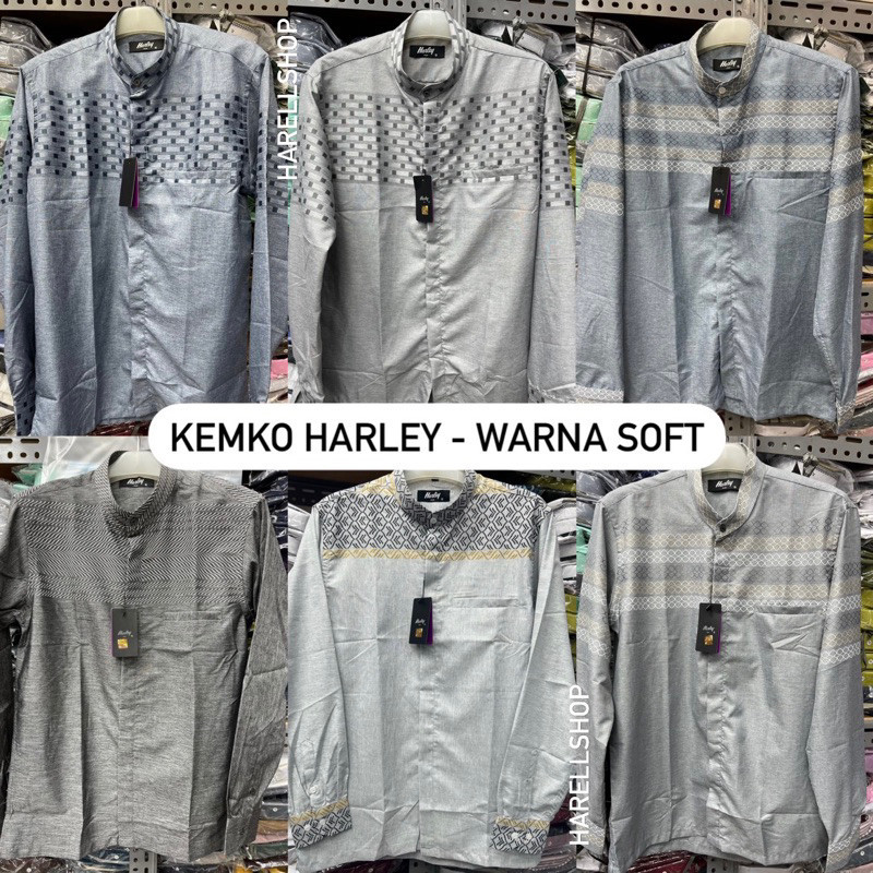 koko harley warna soft abu tua muda silver krem coksu biru denim