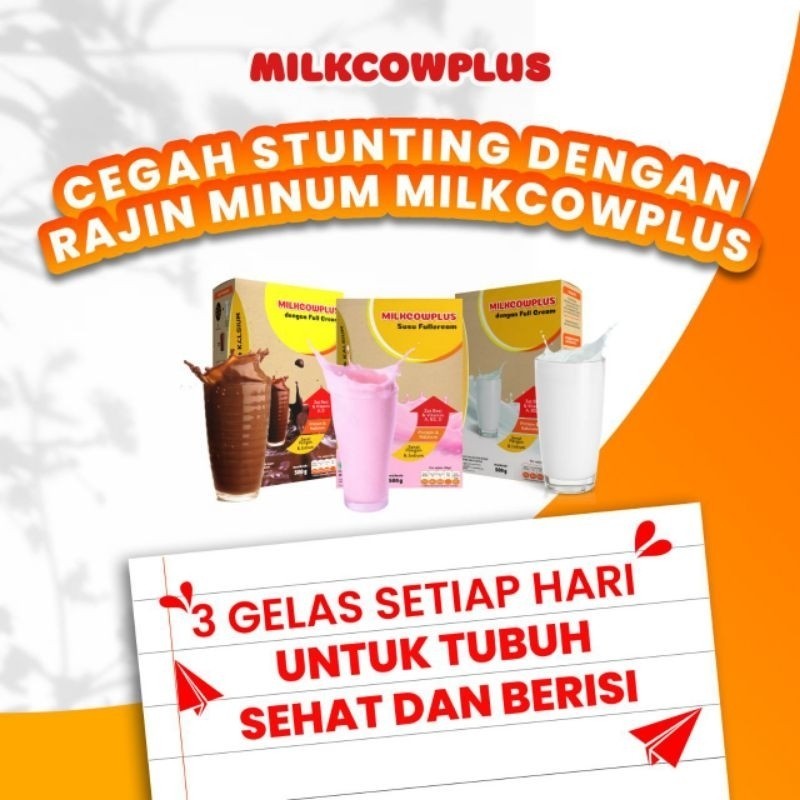 

MILKCOW Susu Gemuk Ampuh 100% Susu Sapi Fullcream