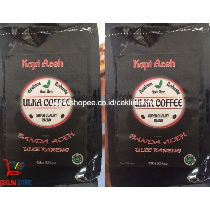 

Kopi Blend (Arabika Robusta Gayo) Ulka Coffee Aceh 200 Gr