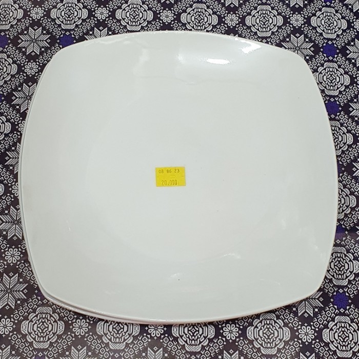 Piring 10 inch batu segiempat 1 pcs