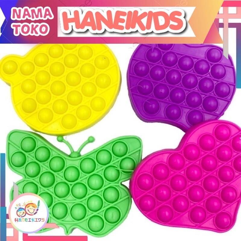 Pop it Mini / Mainan pop it popit Kecil Mini viral fidget toys Pop It Ukuran Kecil Mainan Anak