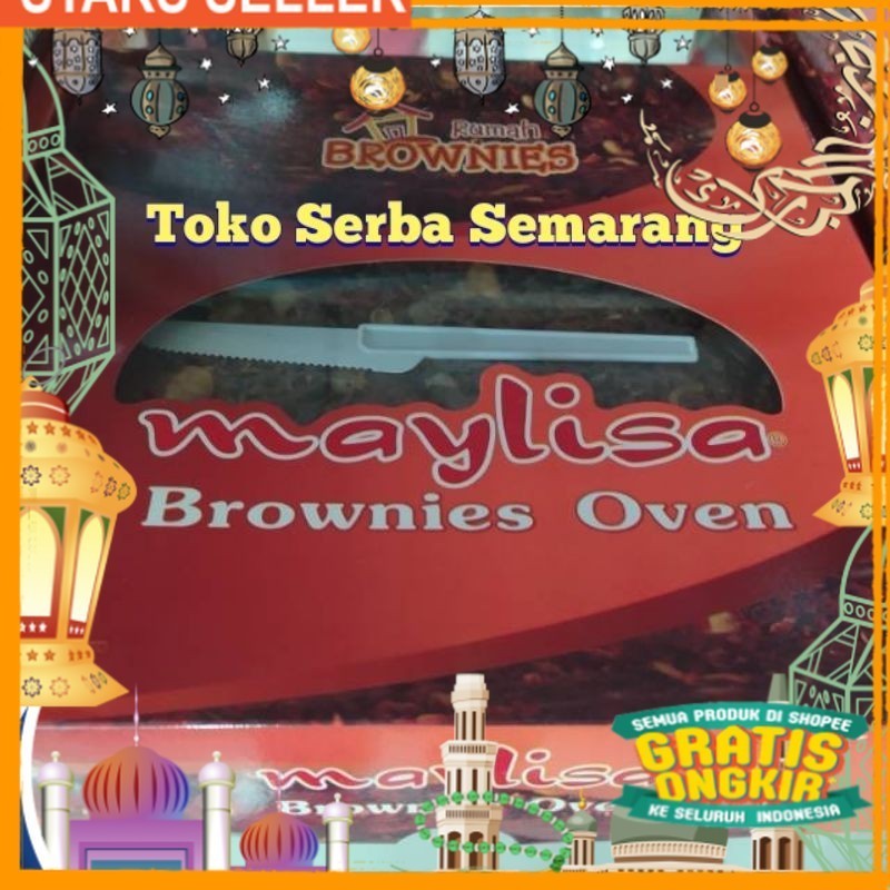 

Brownis maylisa berat 1,5 kg / 1500gr Semarang/ King J Snack