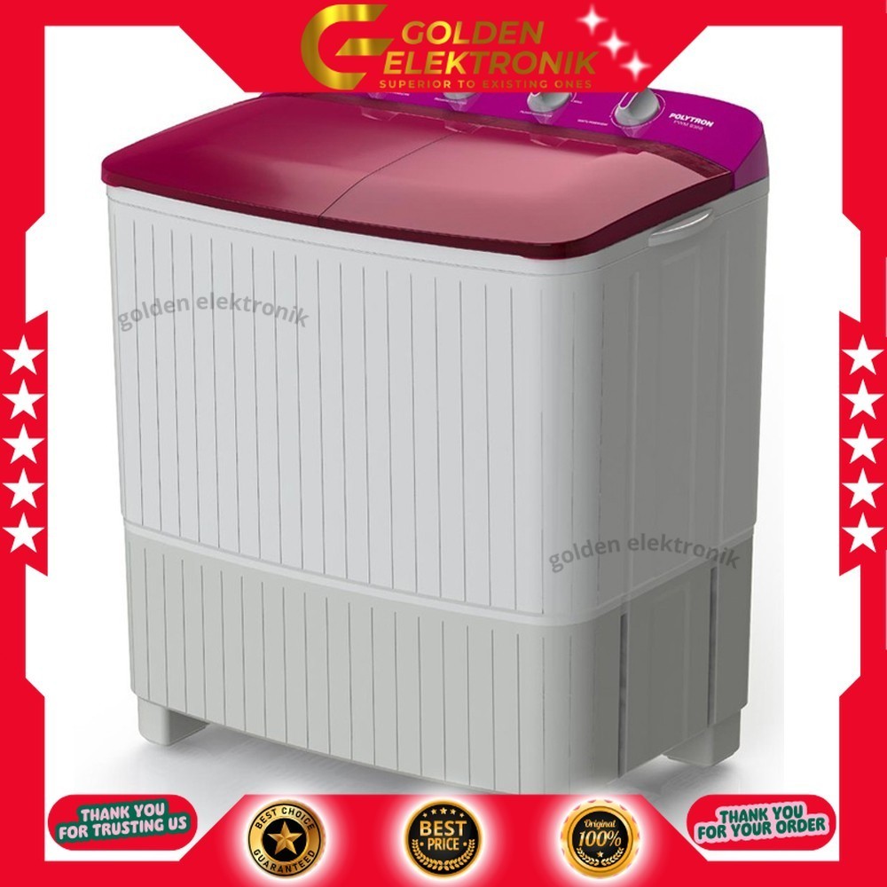 MESIN CUCI POLYTRON 2 TABUNG PWM-9368