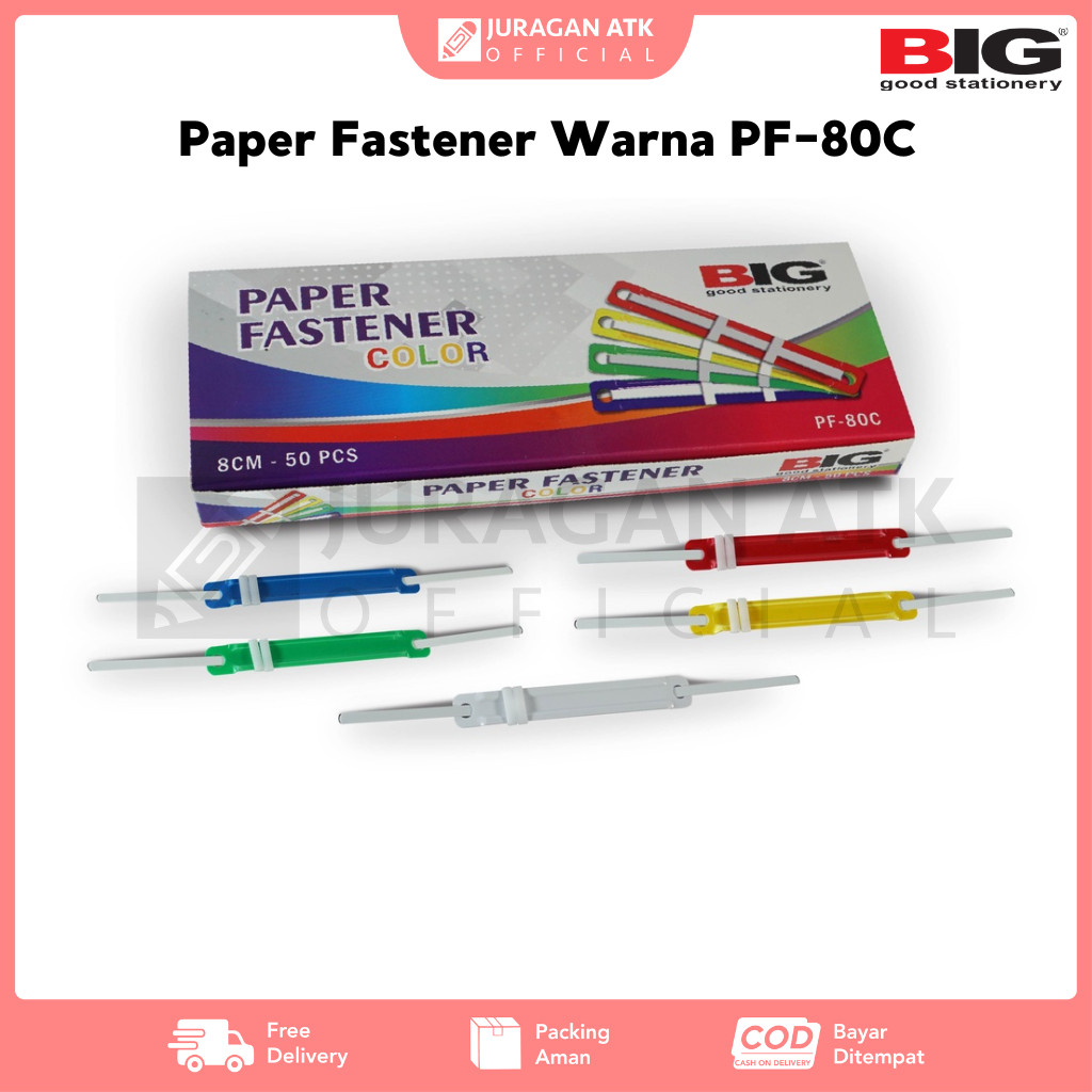 

Paper Fastener BIG Warna PF-80C