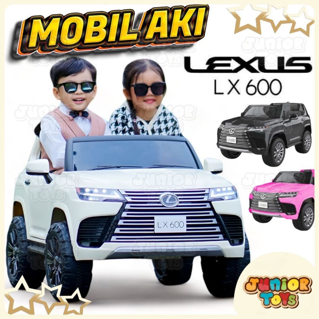 Mobil Aki Anak Jeep Lexus Besar Bisa Dinaiki 2 Anak Ride On Toys