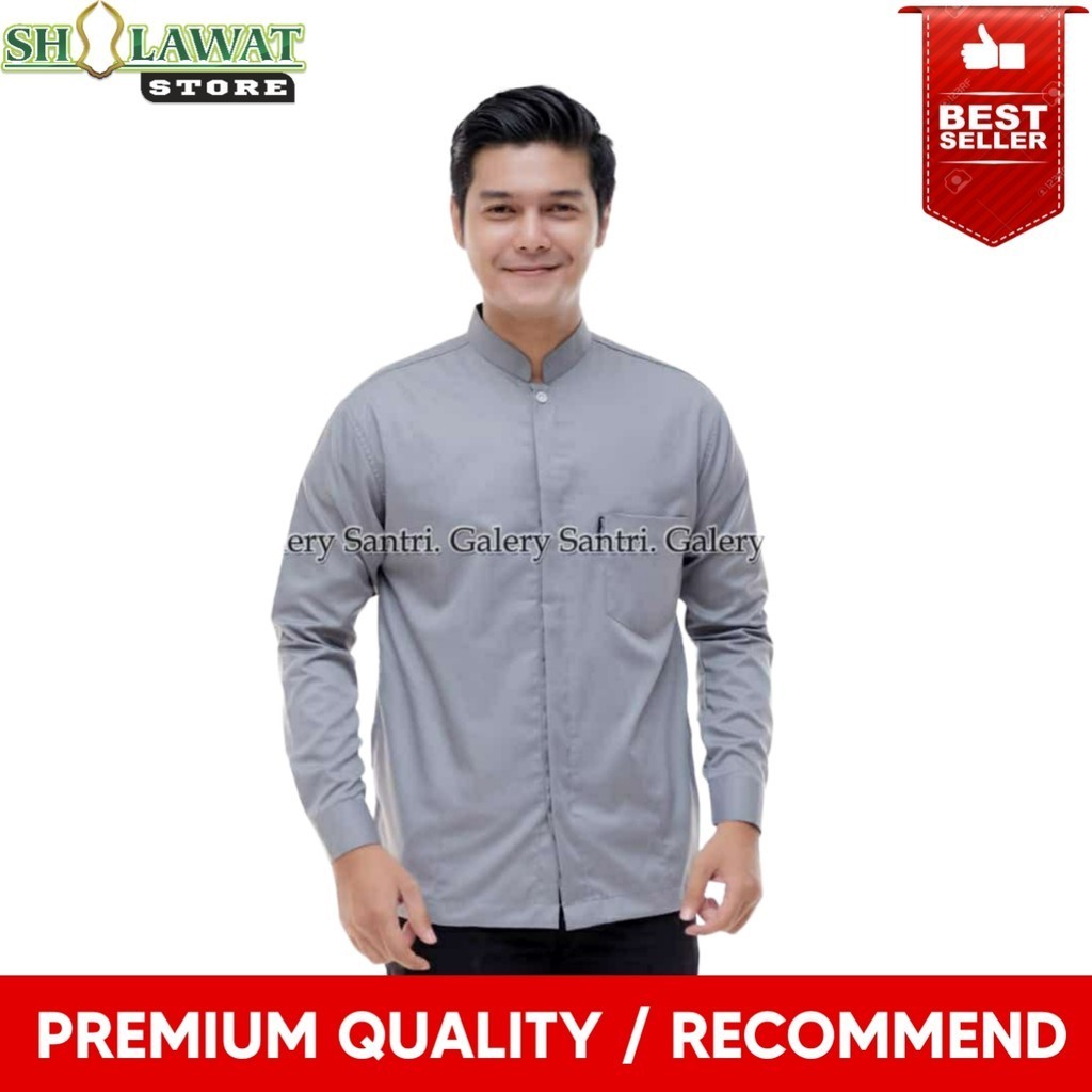 Koko Yaman / Koko Pria Dewasa / Koko Yamani Premium / Baju Koko Pria Lengan Panjang Polos / Baju Kok