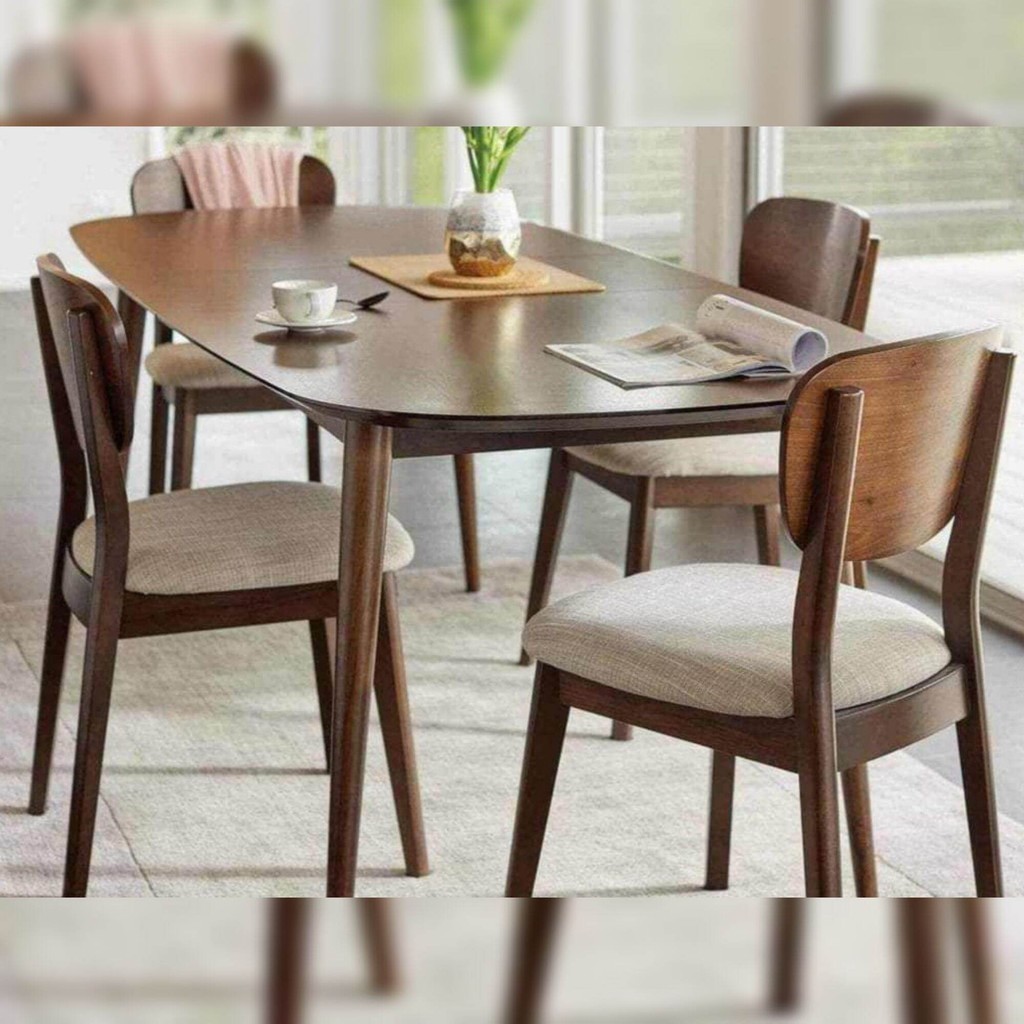 Promo Ramadhan meja makan jati minimalis