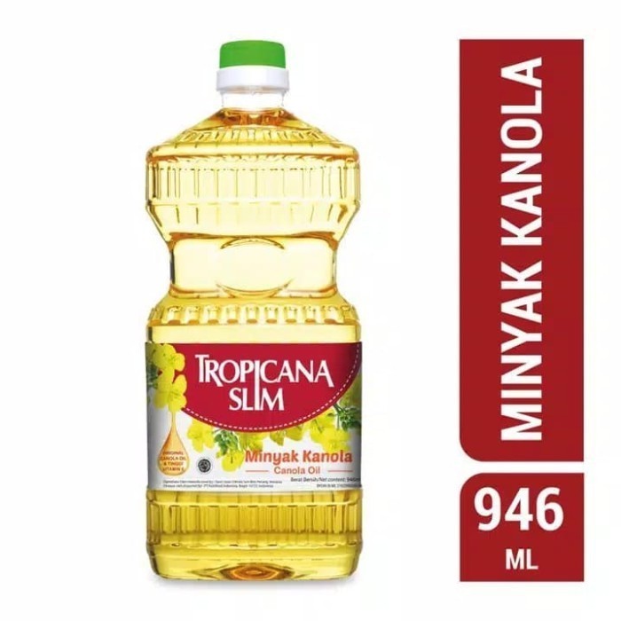 

Tropicana Slim Minyak Kanola Canola Oil Botol 946 ml