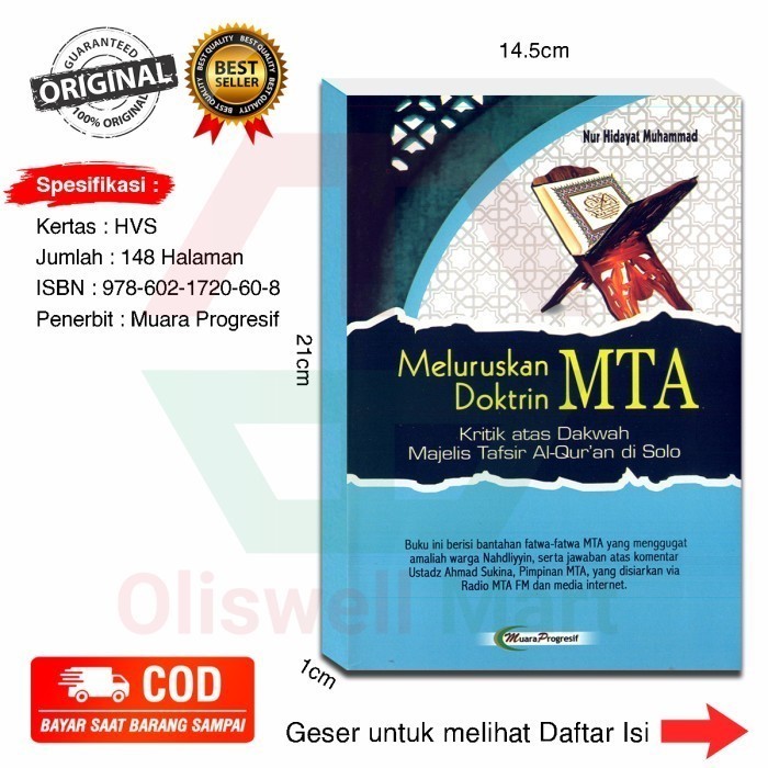 Buku Agama Islam Meluruskan Doktrin MTA