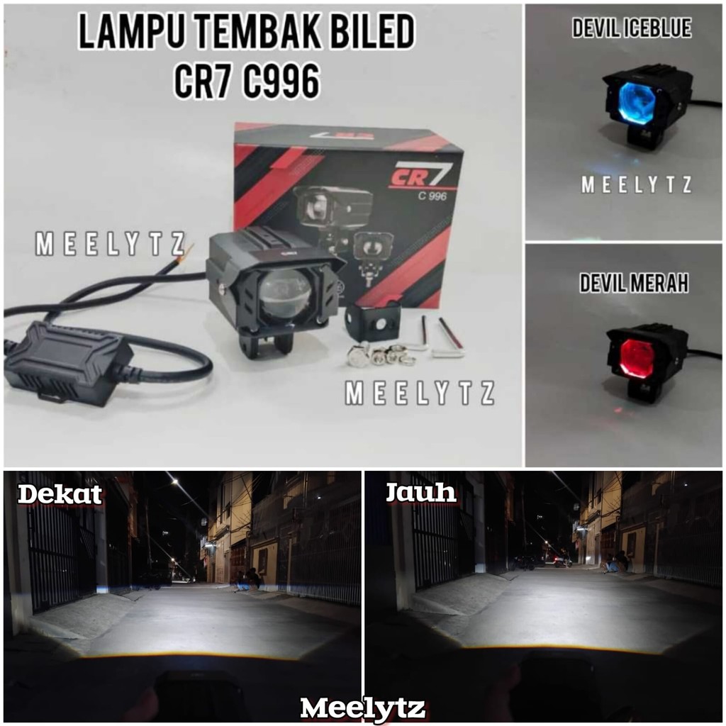 CR7 C996 - Lampu tembak LED Biled Waterproof