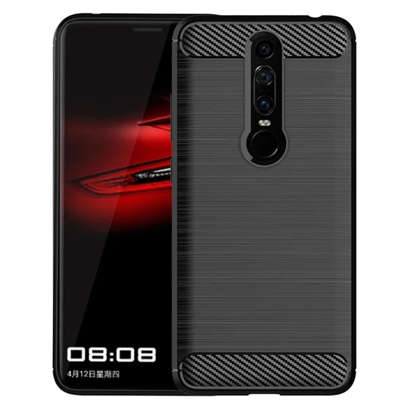 For Mate RS Rubber Huawei mate rs case casing Soft Silicone Carbon Fiber Back cover