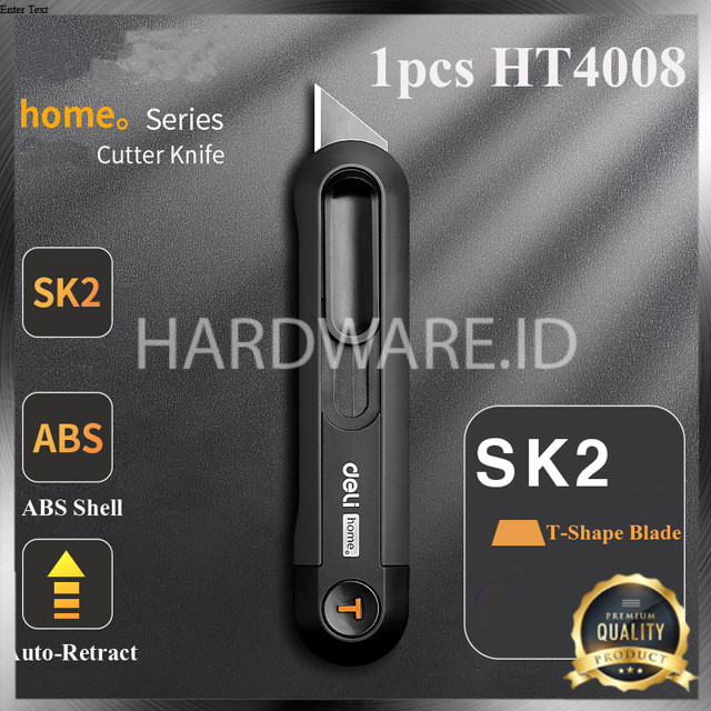 

(HI) Pisau Cutter Besar Auto Retract ABS T Shape Blade SK2
