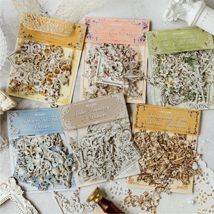 

20 Lembar / Pack Kertas Vintage Hias RETRO FRAME COLLAGE Bahan Scrapbook Pack Journal Kit