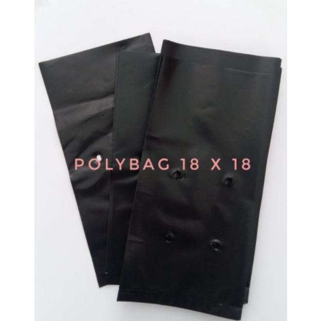 Polybag Tanaman 18×18 isi 100 / Polybag Tanaman Cabe / Polybag Segala Tanaman polybag garden menyedi