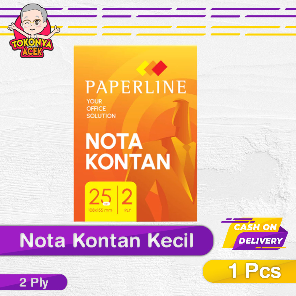 

Paperline Nota Kontan K2 2 Ply – Buku Nota Kasir & Keuangan Praktis NCR