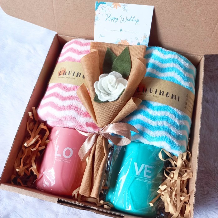 

[Best]PROMO hampers wedding,pernikahan,anniversary,dll - handuk motif