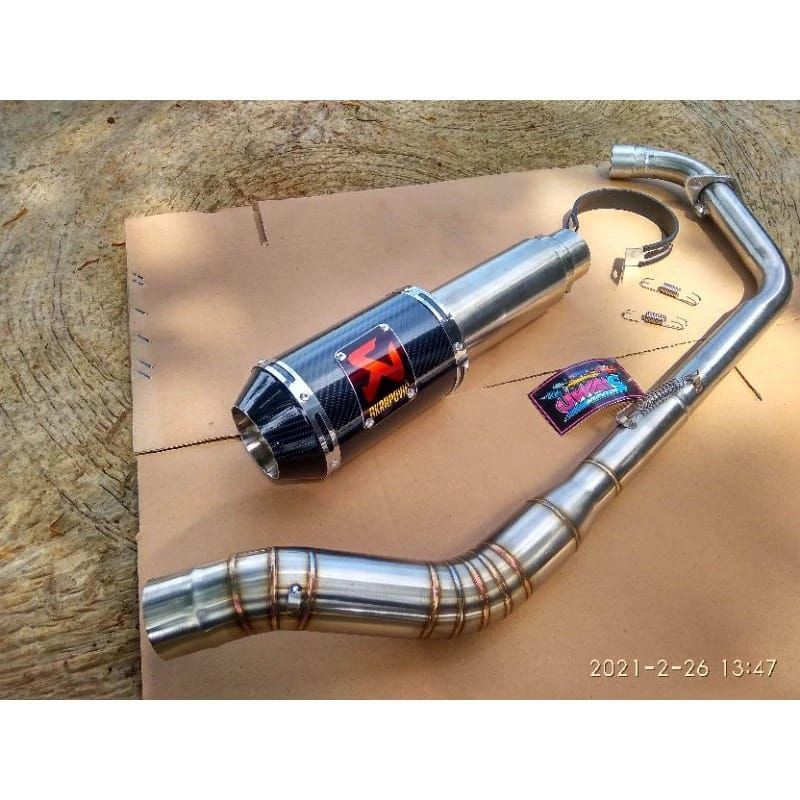 Exhaust exhaust FZ150i racing FZ150i FZ150i new vixion racing vixion silincer slincer akrapovic