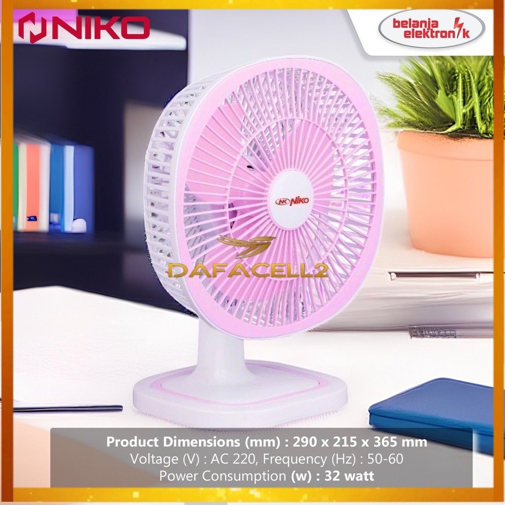 NIKO Kipas Angin Meja / Desk Fan 12 Inch NKD 1201 Kipas Angin Meja Niko 12 Inch NKD 1201 - Kipas mej