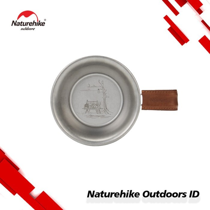 MANGKOK STAINLESS HANDLE NATUREHIKE NH21SJ002 BOWL ULTRALIGHT CAMPING