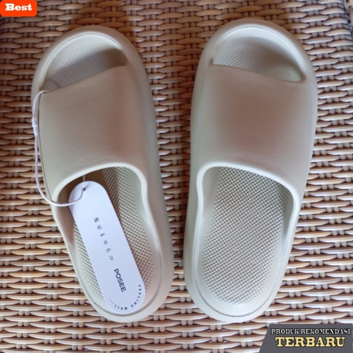 sandal wanita trend sekarang Posee Cat Claw EVA Sandal Fashion Pria / Wanita - Oatmeal, 44-45