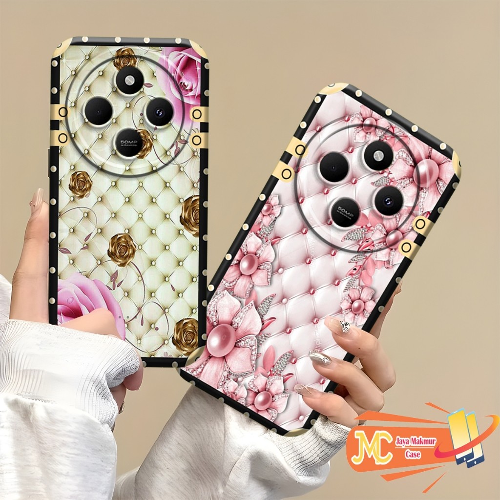 SOFTCASE poco c75 / redmi 14c / redmi 13c / redmi c65 motif Bingkai Karakter - Case Cewek - Case poc